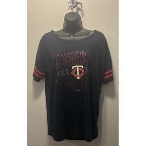 Women's Minnesota Twins‎ Baseball Shirt Size Medium. Officially Licensed By MLB